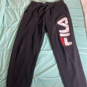 Black sweat pants
